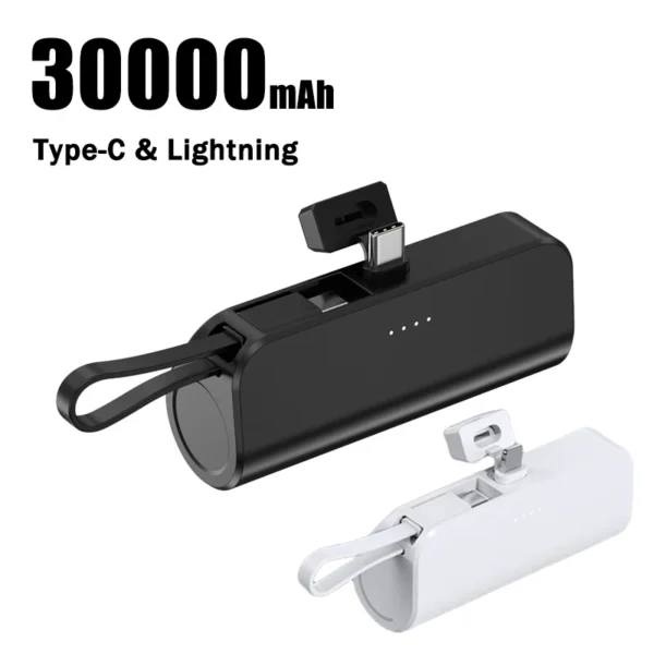 30000mAh Power Bank Compact Portable Charger Pocket Power Bank – The ...