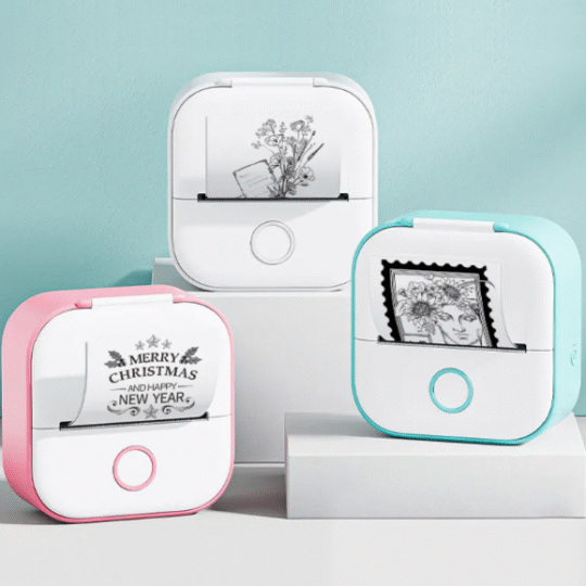 Pocket-Sized Bluetooth Thermal Label Printer